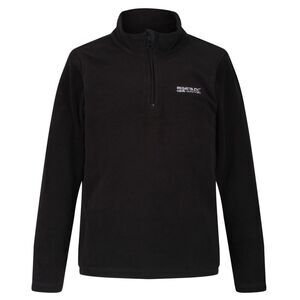 Regatta Great Outdoors Childrens/Kids Hot Shot II Half Zip Fleece Top / Black/Bl